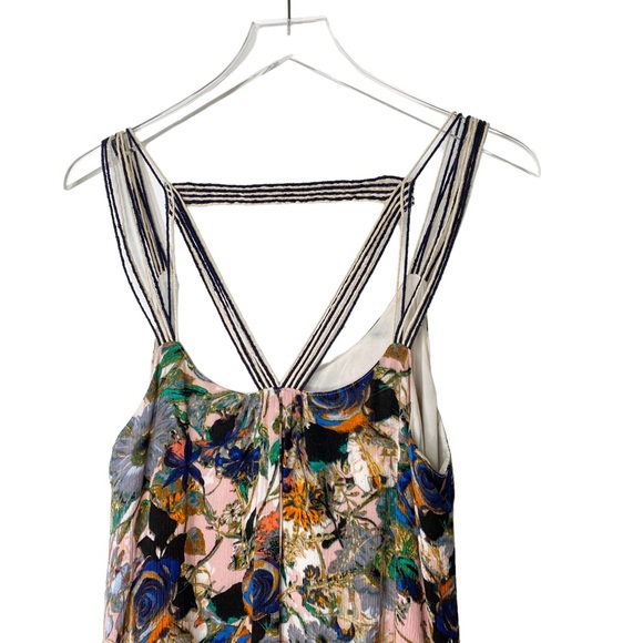 Free People Anthropologie Floral Watercolor Dress Small - Picture 7 of 7